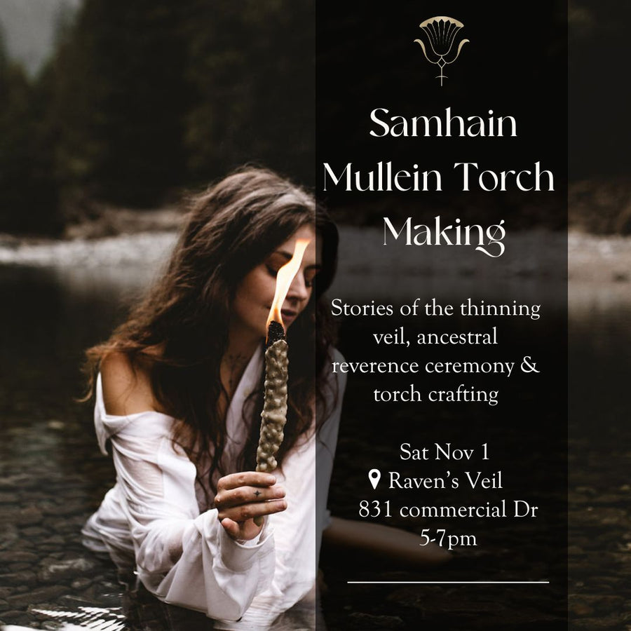 Samhain Mullein Torch Making Workshop
